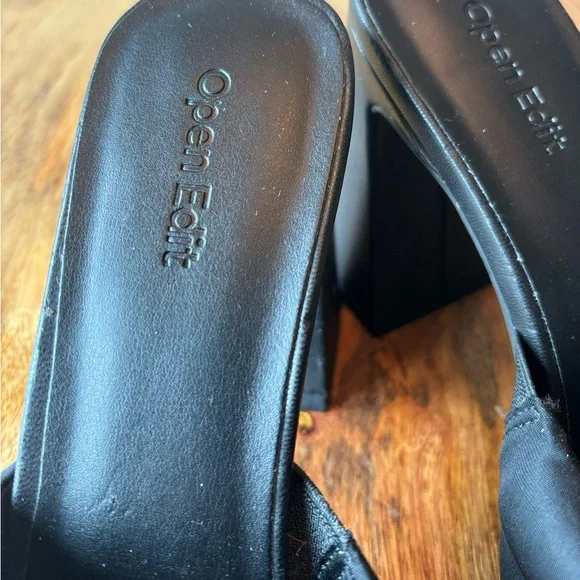 Open Edit Sheena Square Toe Heel - Picture 8 of 12